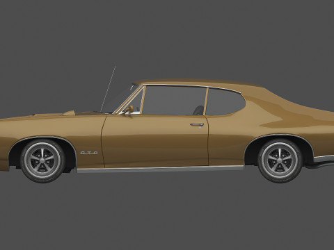 1968 Pontiac GTO Model 3D