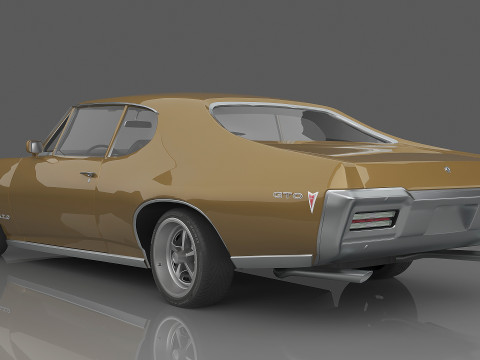 1968 Pontiac GTO Model 3D