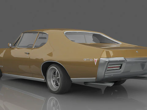 1968 Pontiac GTO 3D Model