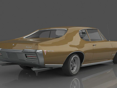 1968 Pontiac GTO 3D Model