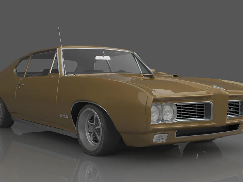 1968 Pontiac GTO 3D Model