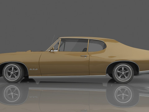 1968 Pontiac GTO Model 3D