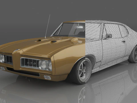 1968 Pontiac GTO 3D Model