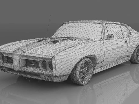 1968 Pontiac GTO 3D Model