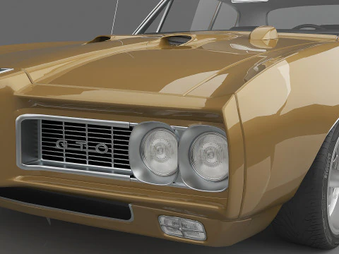 1968 Pontiac GTO 3D Model