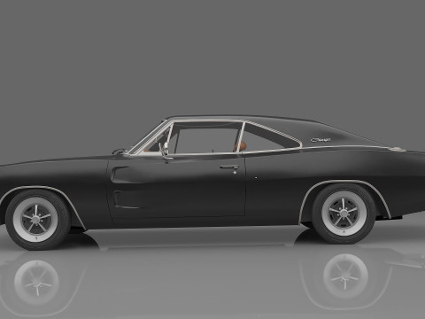 1969 Dodge Charger R-T 3D Model