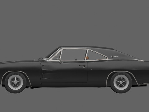 1969 Dodge Charger R-T 3D Model