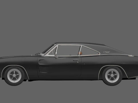 1969 Dodge Charger R-T 3D Model