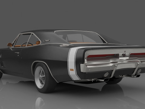 1969 Dodge Charger R-T 3D Model