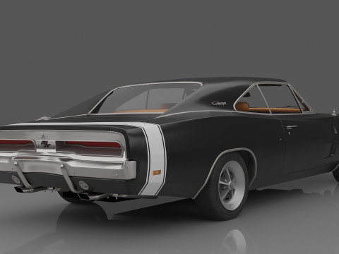 1969 Dodge Charger R-T 3D Model