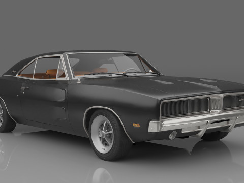 1969 Dodge Charger R-T 3D Model