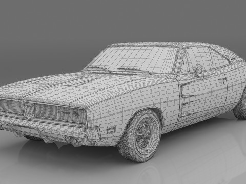 1969 Dodge Charger R-T 3D Model