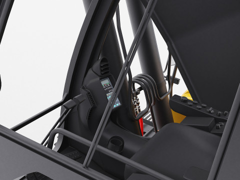 John Deere Construction 180G Digger Excavator 3D Model