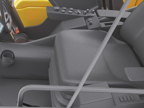 John Deere Construction 180G Digger Excavator 3D Model