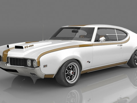 1969 Oldsmobile Hurst-Olds 442 3D Model