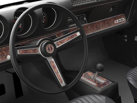 1969 Oldsmobile Hurst-Olds 442 Modello 3D