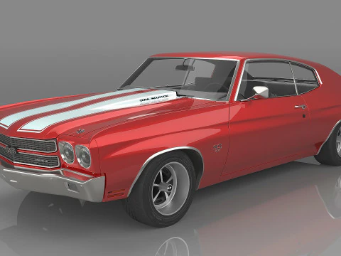 Chevrolet Chevelle SS 454 1970 Modèle 3D