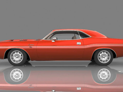 1970 Dodge Challenger R-T Hemi 3D Model