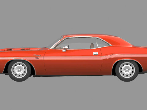 1970 Dodge Challenger R-T Hemi 3D Model
