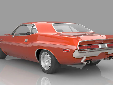 1970 Dodge Challenger R-T Hemi 3D Model