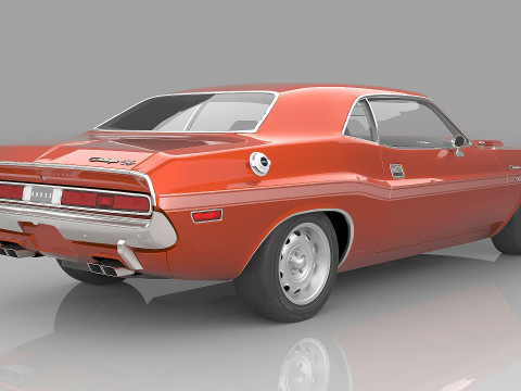 1970 Dodge Challenger R-T Hemi 3D Modell