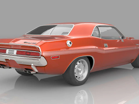 1970 Dodge Challenger R-T Hemi 3D Model