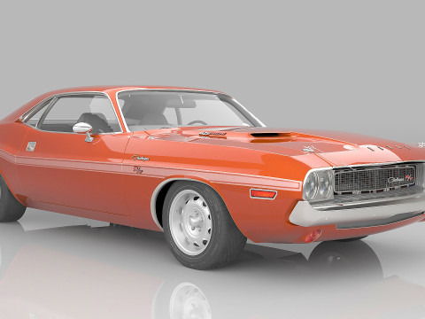 1970 Dodge Challenger R-T Hemi 3D Modell