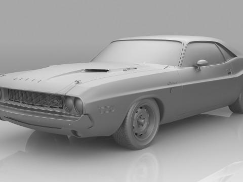 1970 Dodge Challenger R-T Hemi 3D Modell