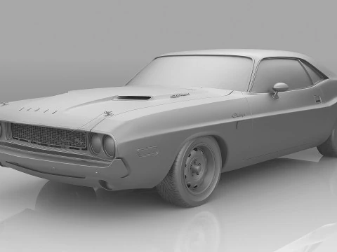 1970 Dodge Challenger R-T Hemi 3D Model
