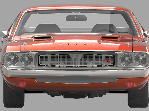 1970 Dodge Challenger R-T Hemi 3D Modell