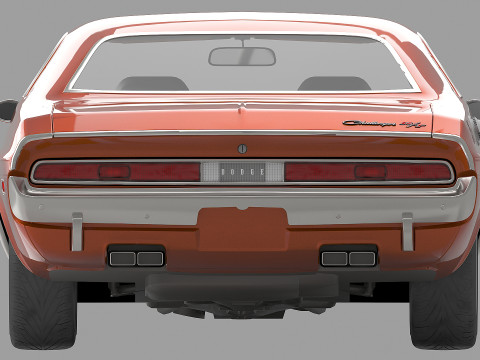 1970 Dodge Challenger R-T Hemi 3D Modell
