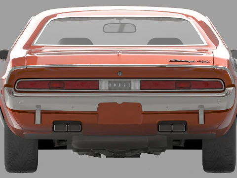 1970 Dodge Challenger R-T Hemi 3D Model
