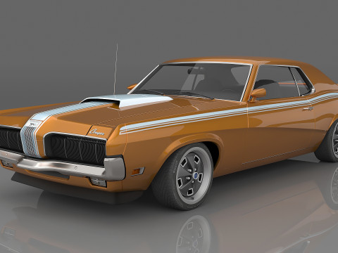 1970 Mercury Cougar Eliminator Modèle 3D