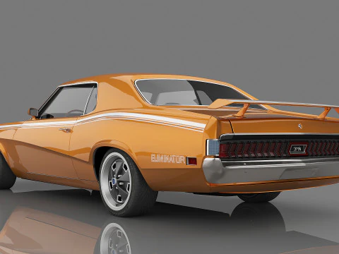 1970 Mercury Cougar Eliminator 3D Model
