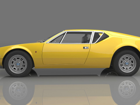 1971 De Tomaso Pantera 3D Model