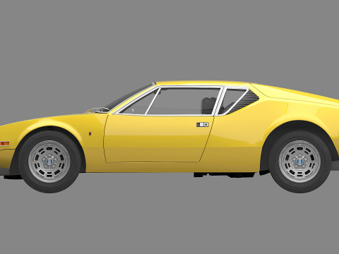 1971 De Tomaso Pantera 3D Model