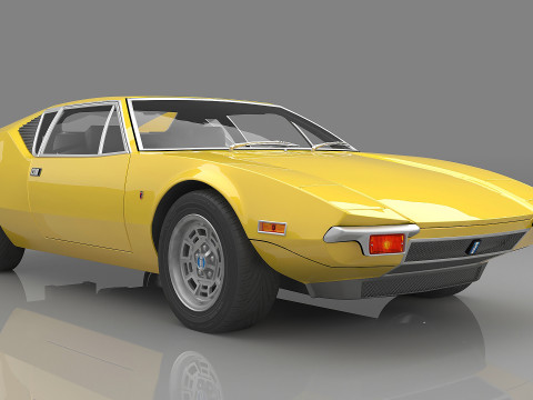 1971 De Tomaso Pantera 3D Model