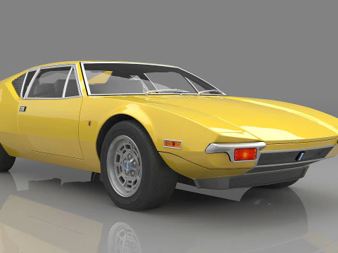 1971 De Tomaso Pantera 3D Model