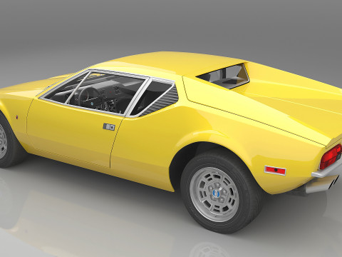 1971 De Tomaso Pantera 3D Model