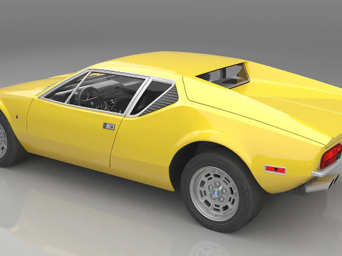 1971 De Tomaso Pantera 3D Model