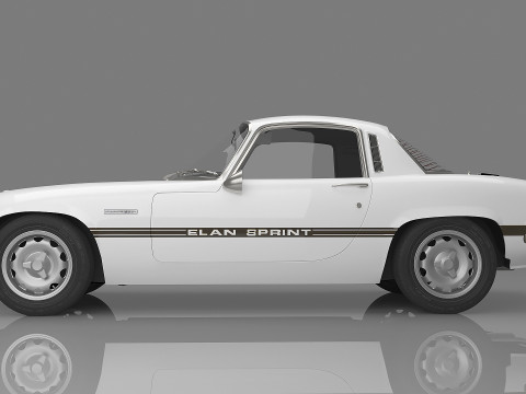 1971 Lotus Elan Sprint 3D Model