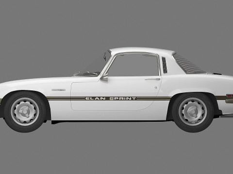 1971 Lotus Elan Sprint 3D Model