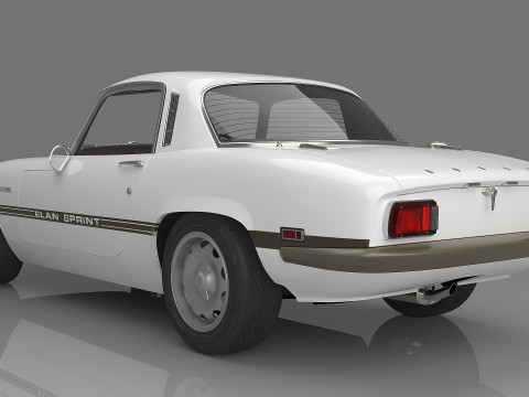 1971 Lotus Elan Sprint 3D Model