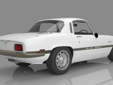 1971 Lotus Elan Sprint 3D Model