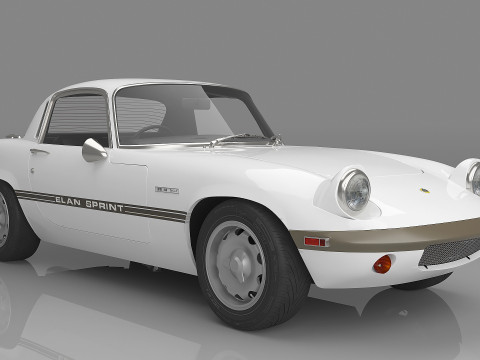 1971 Lotus Elan Sprint 3D Model