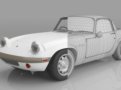 1971 Lotus Elan Sprint 3D Model