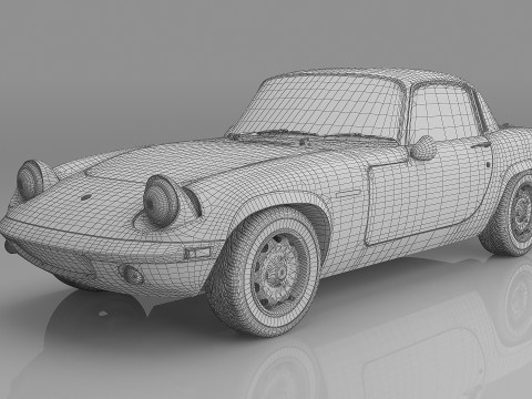 1971 Lotus Elan Sprint 3D Model