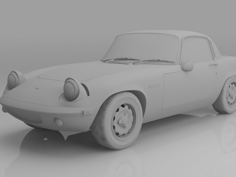 1971 Lotus Elan Sprint 3D Model