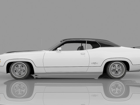 1971 Plymouth GTX 426 Hemi Model 3D