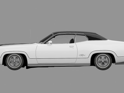 1971 Plymouth GTX 426 Hemi Model 3D